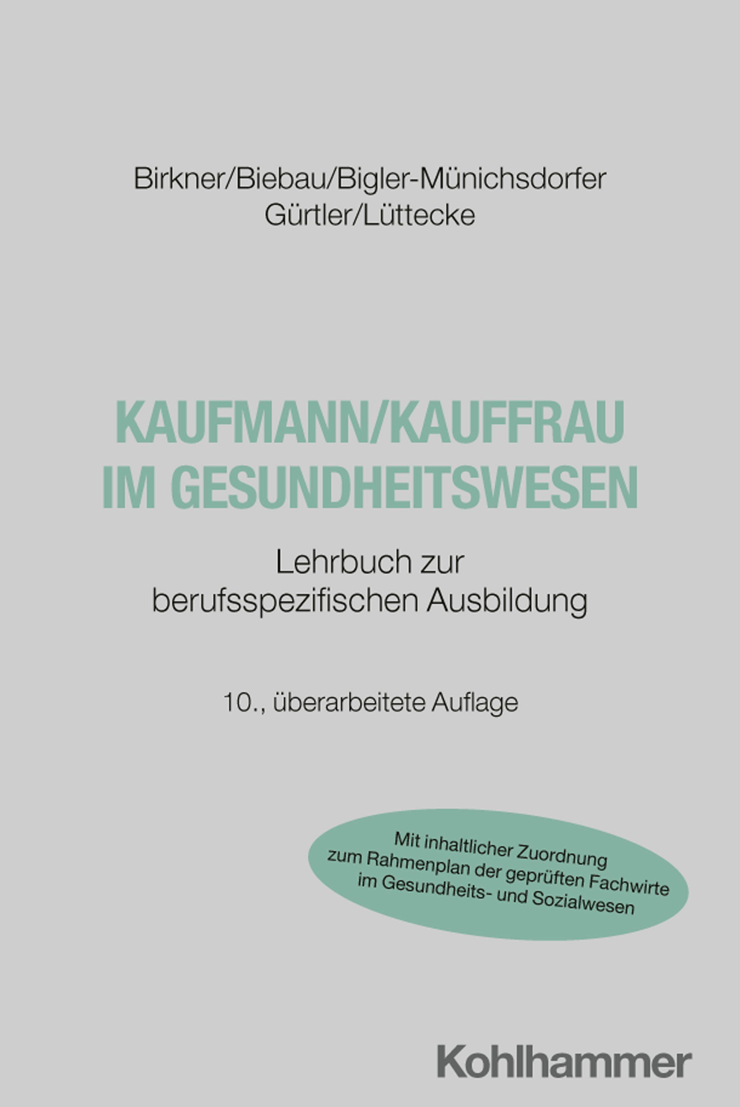 Vorderes Coverbild Kaufmann/Kauffrau im Gesundheitswesen
