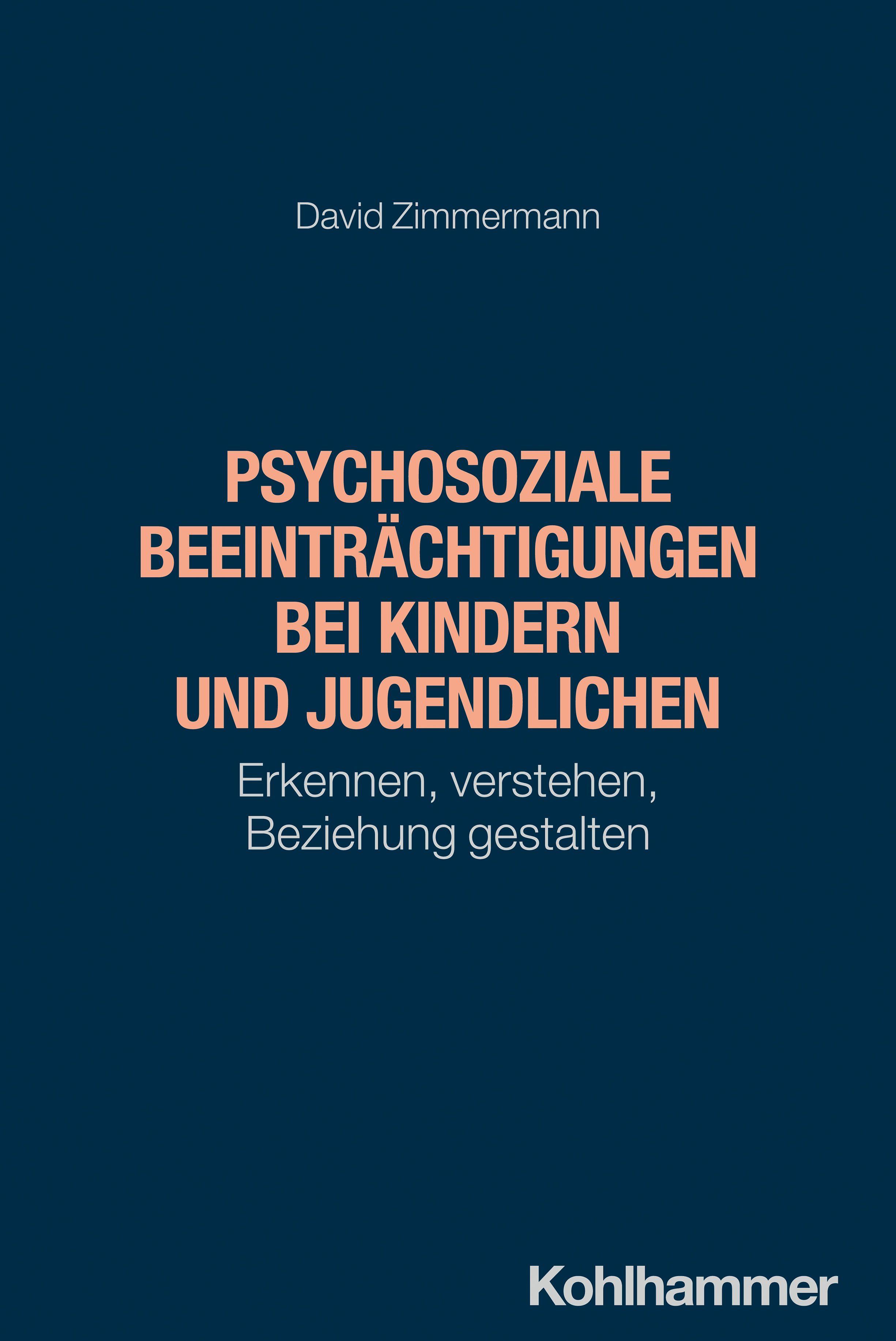 Vorderes Coverbild Psychosoziale Beeinträchtigungen bei Kindern und Jugendlichen