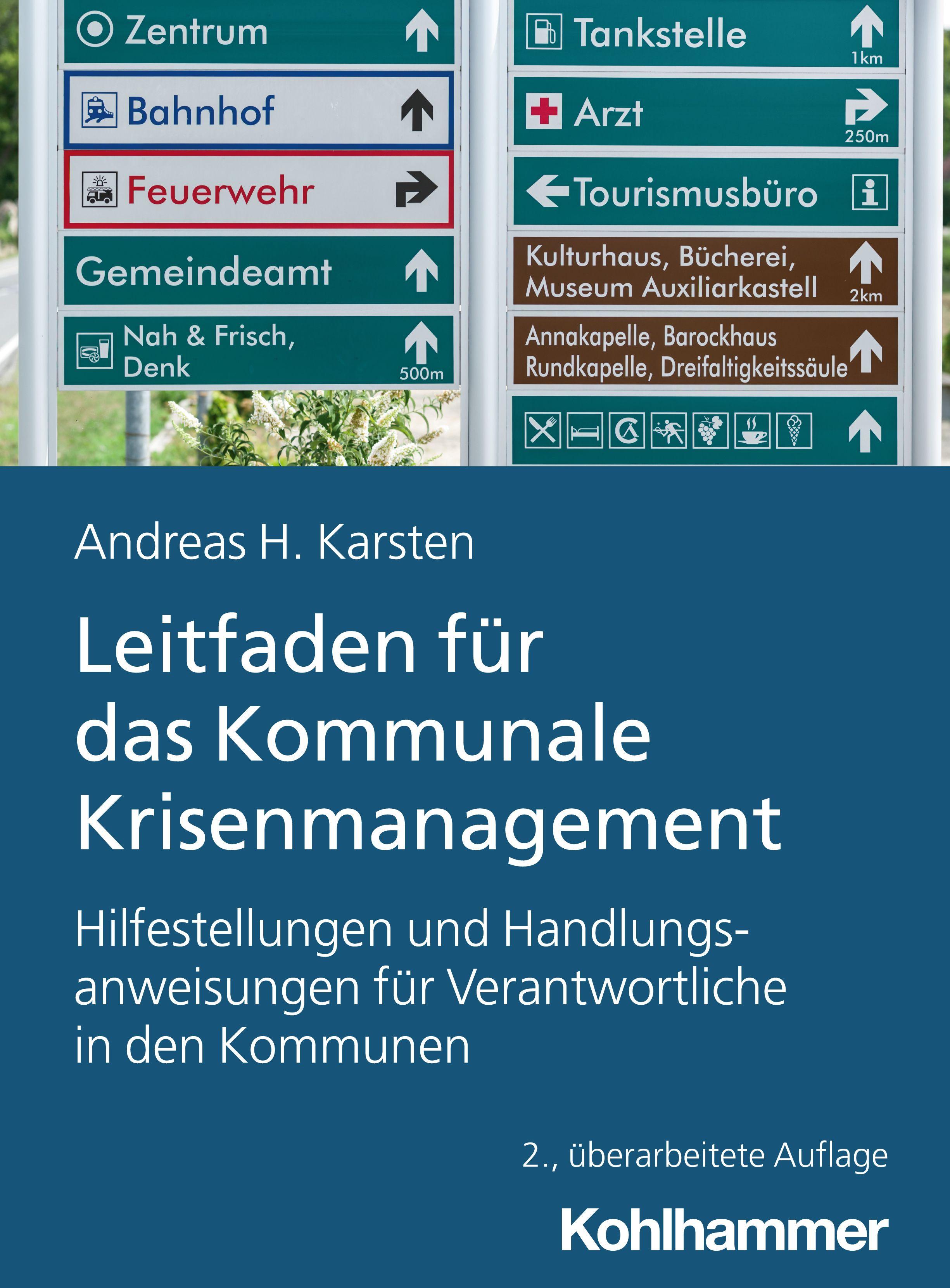 Vorderes Coverbild Leitfaden für das Kommunale Krisenmanagement