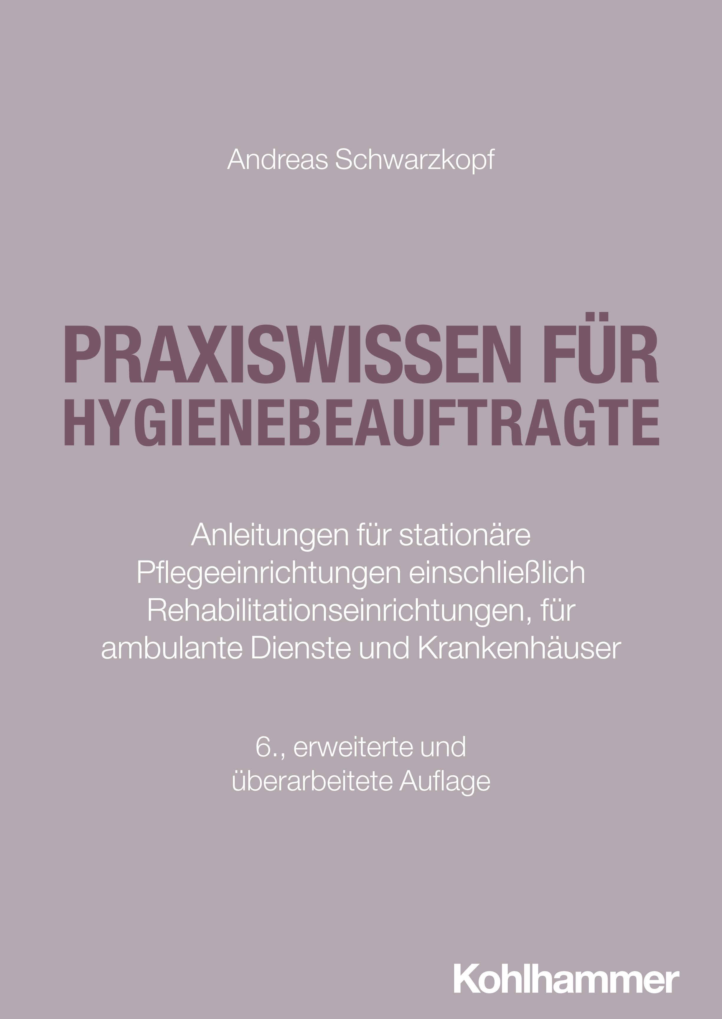 Vorderes Coverbild Praxiswissen für Hygienebeauftragte