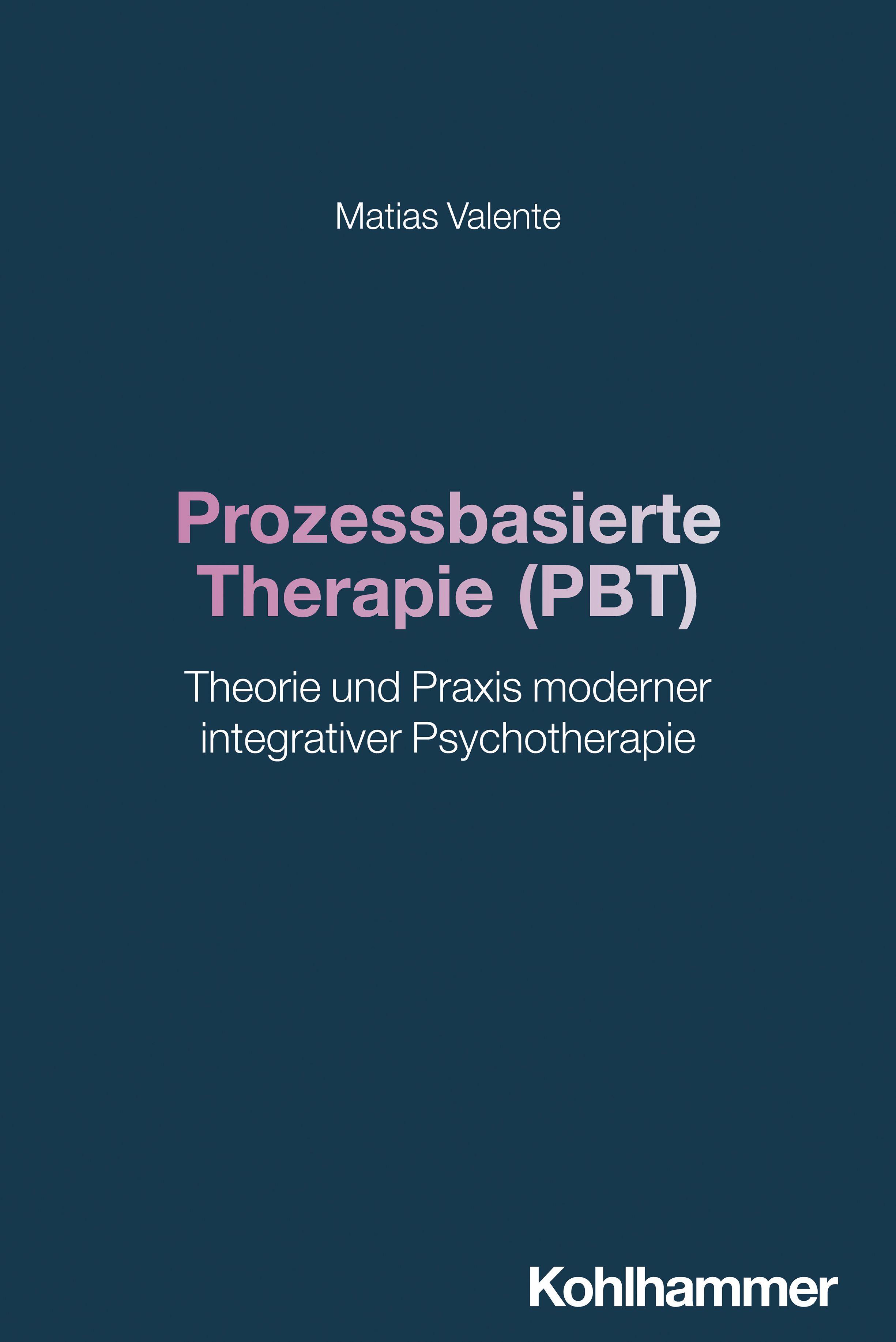 Vorderes Coverbild Prozessbasierte Therapie (PBT)