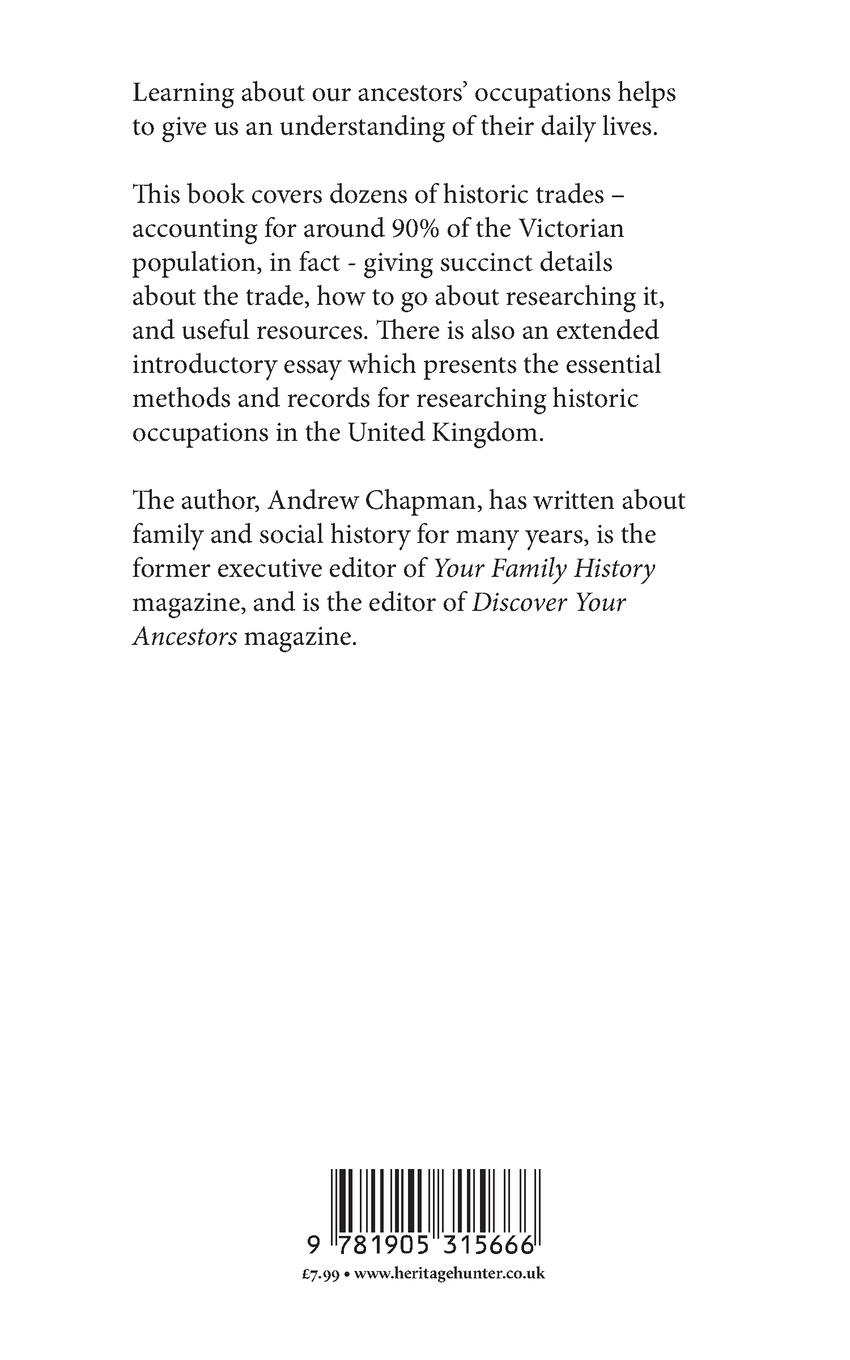 Rückseitencover How to Research Historic Occupations