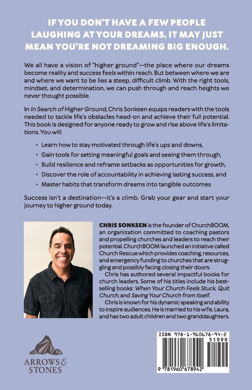 Rückseitencover In Search of Higher Ground Revised Edition