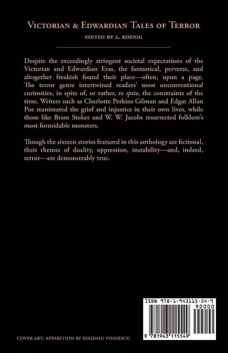 Rückseitencover Victorian & Edwardian Tales of Terror