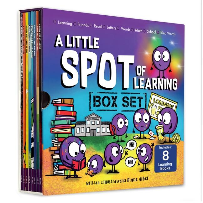 Vorderes Coverbild A Little Spot of Learning 8 Book Box Set (Books 33-40: Kind Words, Friendship, Learning with Emotions, Goes to School, Letters, Words, Reading, Math)