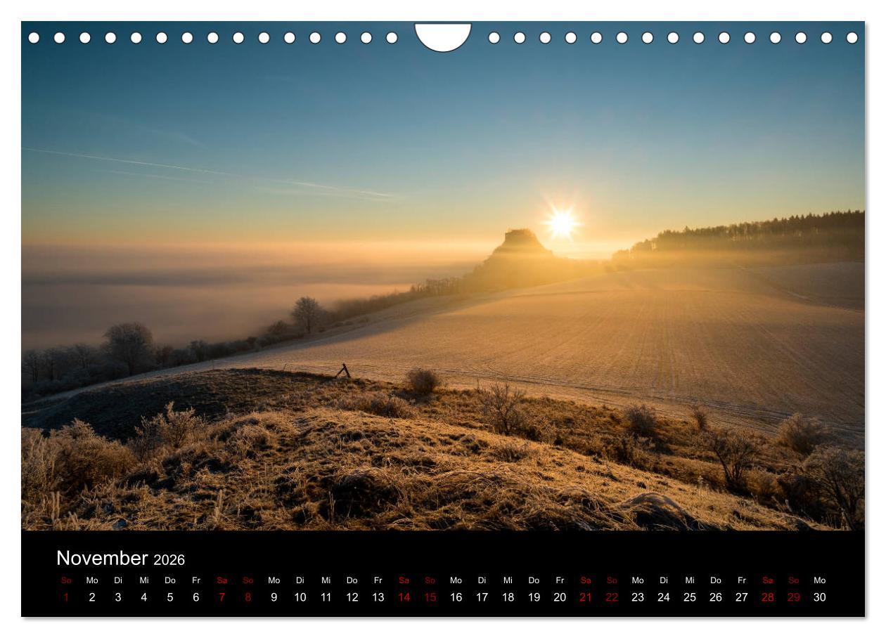 Beispielinhalt (Bild) Der Hegau - Wanderparadies am westlichen Bodensee (Wandkalender 2026 DIN A4 quer), CALVENDO Monatskalender