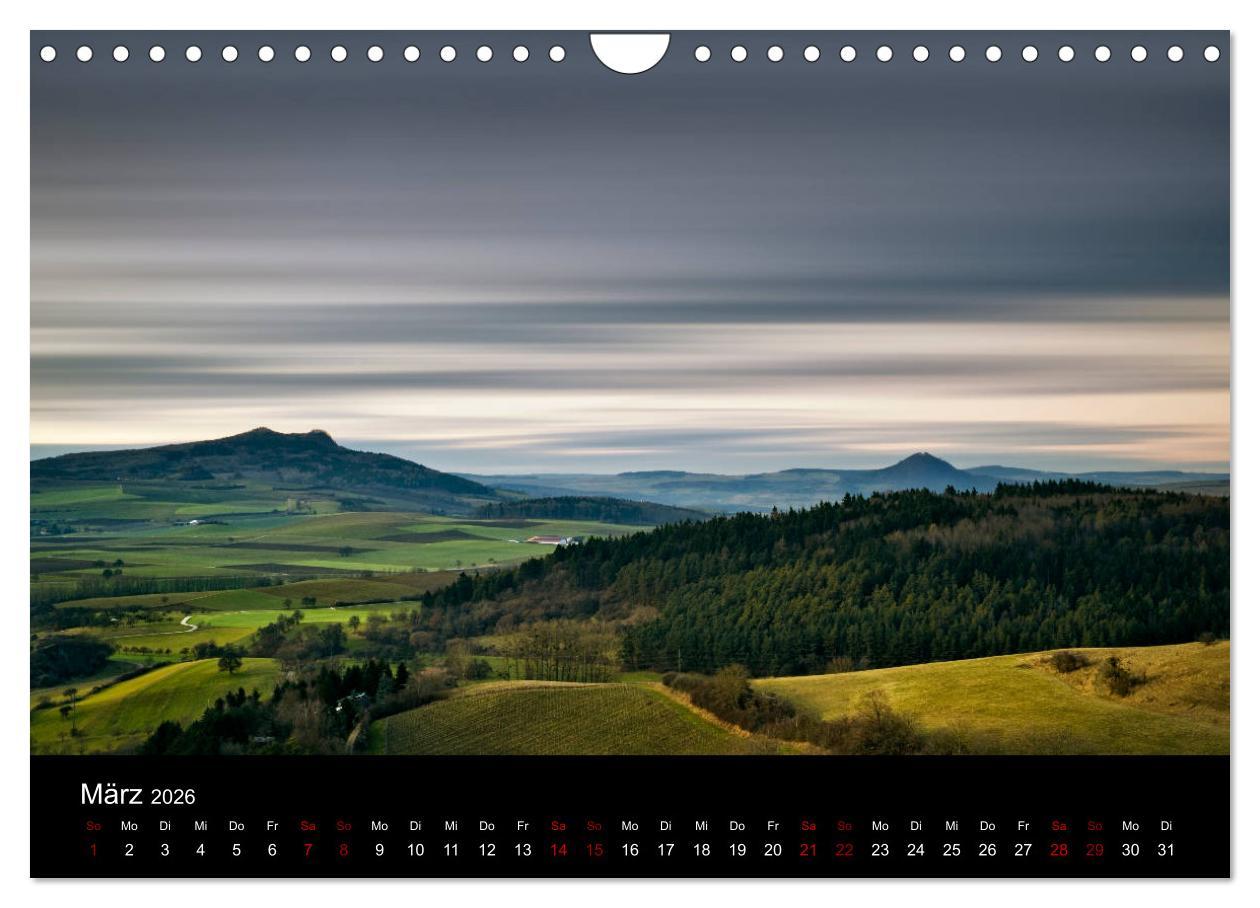 Beispielinhalt (Bild) Der Hegau - Wanderparadies am westlichen Bodensee (Wandkalender 2026 DIN A4 quer), CALVENDO Monatskalender