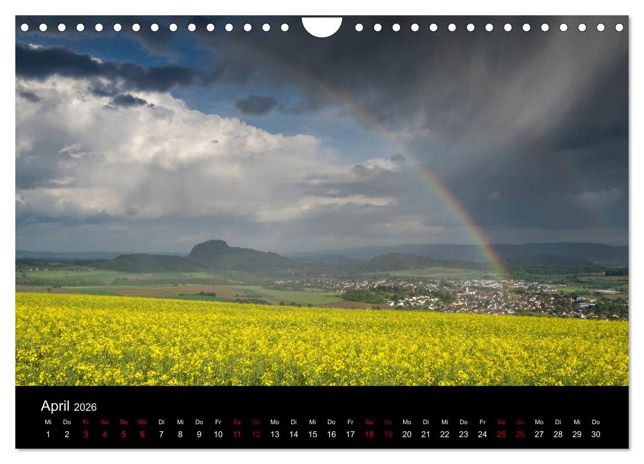 Beispielinhalt (Bild) Der Hegau - Wanderparadies am westlichen Bodensee (Wandkalender 2026 DIN A4 quer), CALVENDO Monatskalender