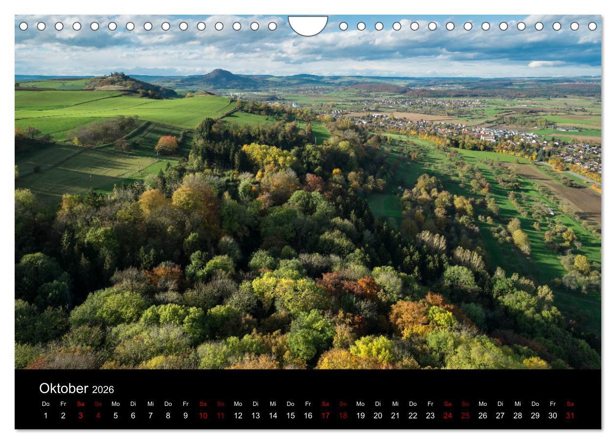 Beispielinhalt (Bild) Der Hegau - Wanderparadies am westlichen Bodensee (Wandkalender 2026 DIN A4 quer), CALVENDO Monatskalender