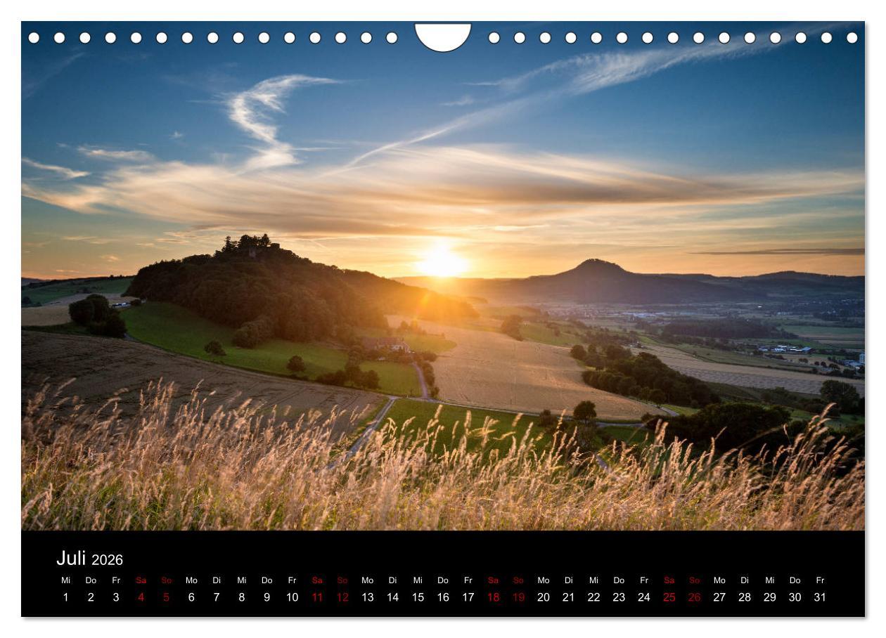 Beispielinhalt (Bild) Der Hegau - Wanderparadies am westlichen Bodensee (Wandkalender 2026 DIN A4 quer), CALVENDO Monatskalender