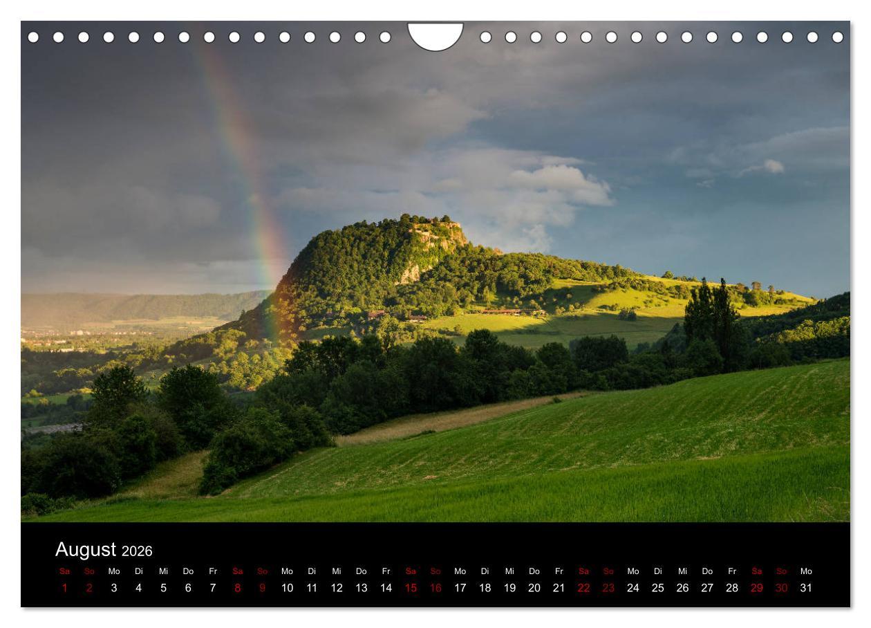 Beispielinhalt (Bild) Der Hegau - Wanderparadies am westlichen Bodensee (Wandkalender 2026 DIN A4 quer), CALVENDO Monatskalender