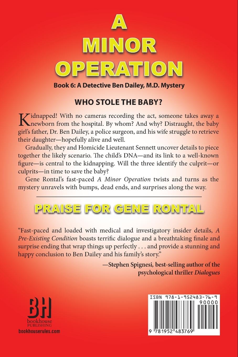 Rückseitencover A Minor Operation
