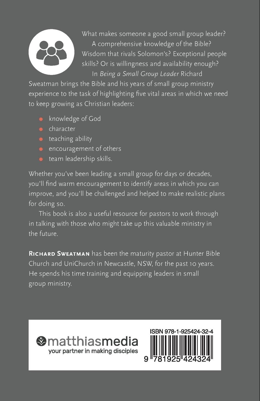 Rückseitencover Being a Small Group Leader