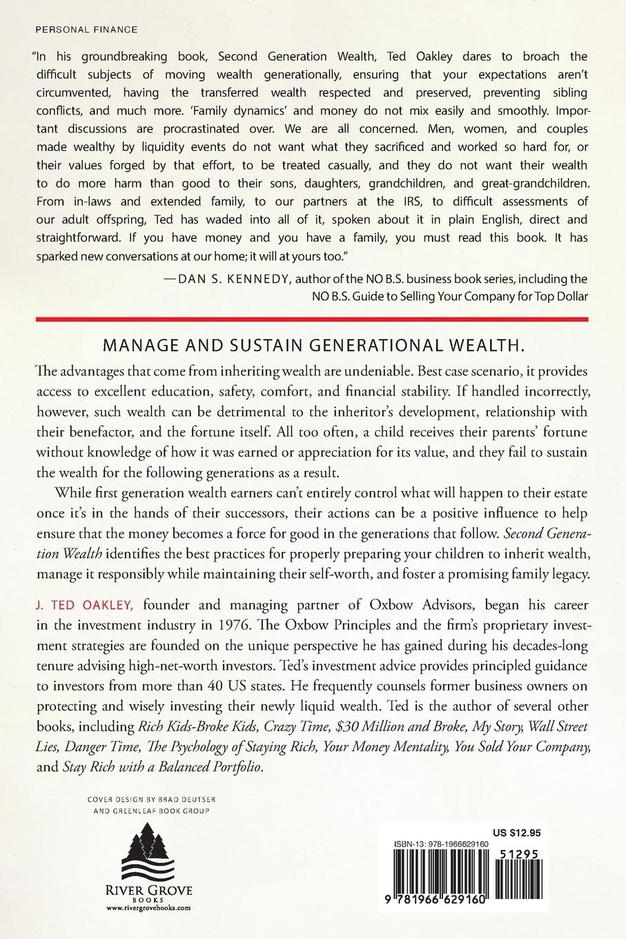 Rückseitencover Second Generation Wealth