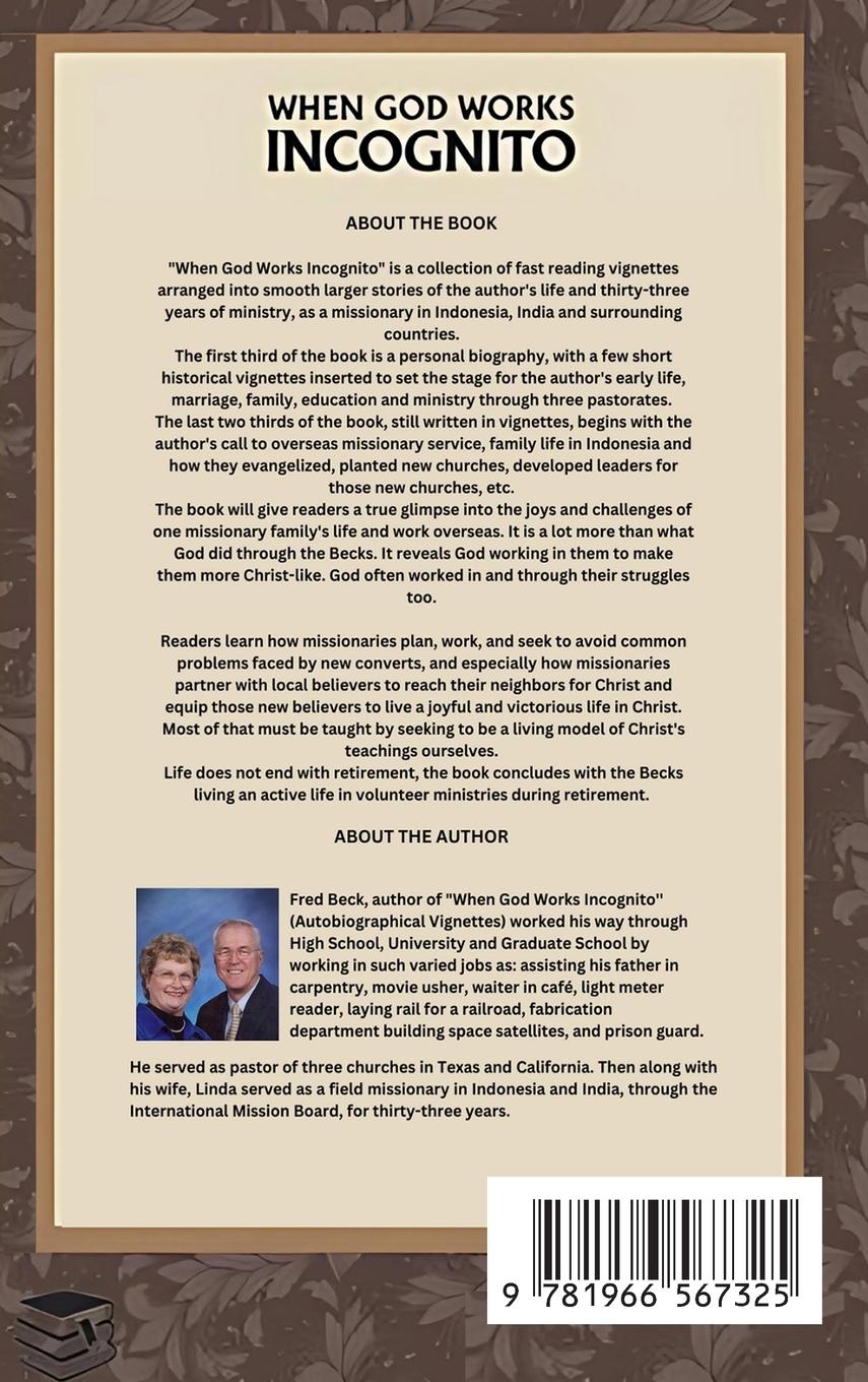 Rückseitencover When God Works Incognito