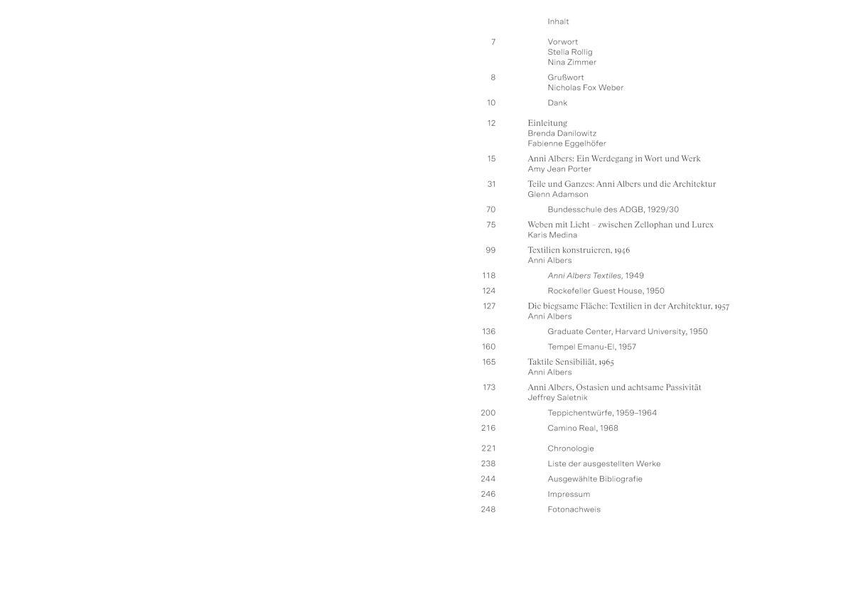 Beispielinhalt (Bild) Anni Albers: Constructing Textiles