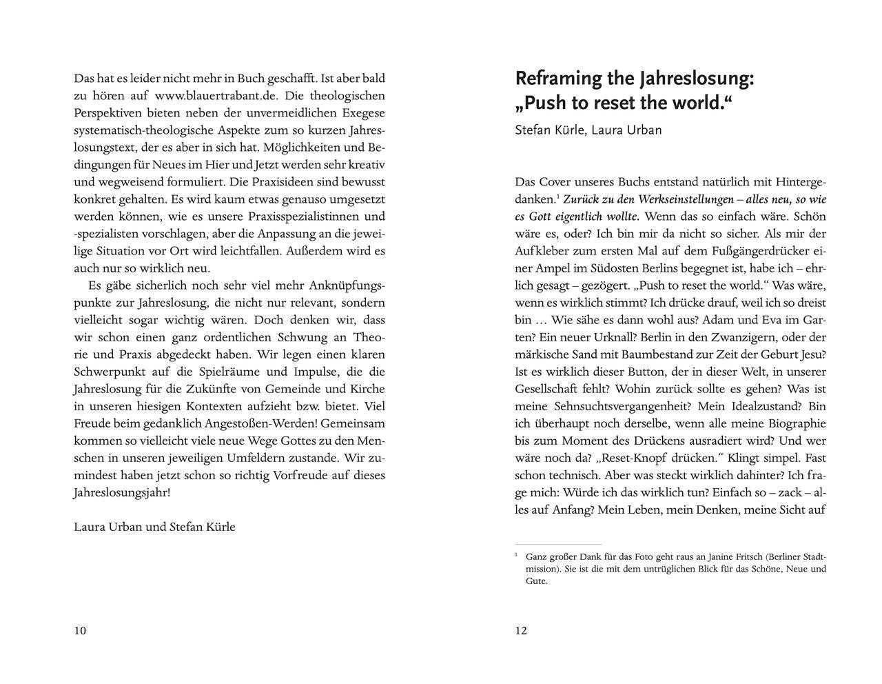 Beispielinhalt (Bild) Gott spricht: Siehe, ich mache alles neu!