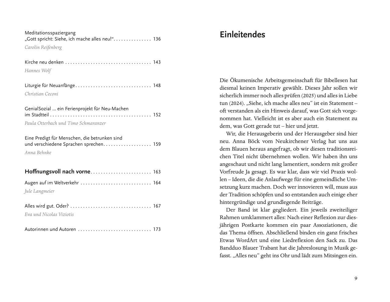 Beispielinhalt (Bild) Gott spricht: Siehe, ich mache alles neu!