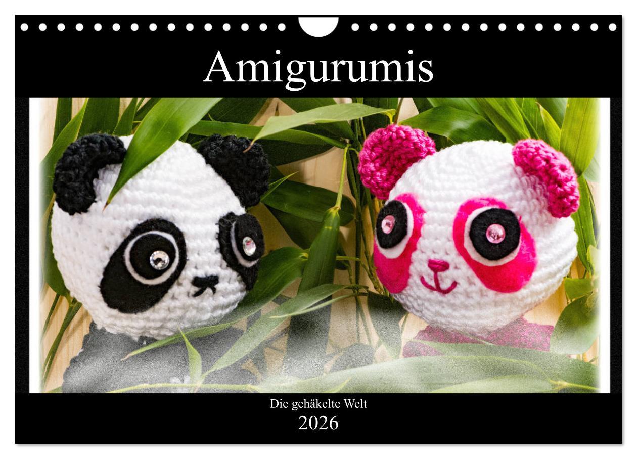 Vorderes Coverbild Amigurumi - Die gehäkelte Welt (Wandkalender 2026 DIN A4 quer), CALVENDO Monatskalender