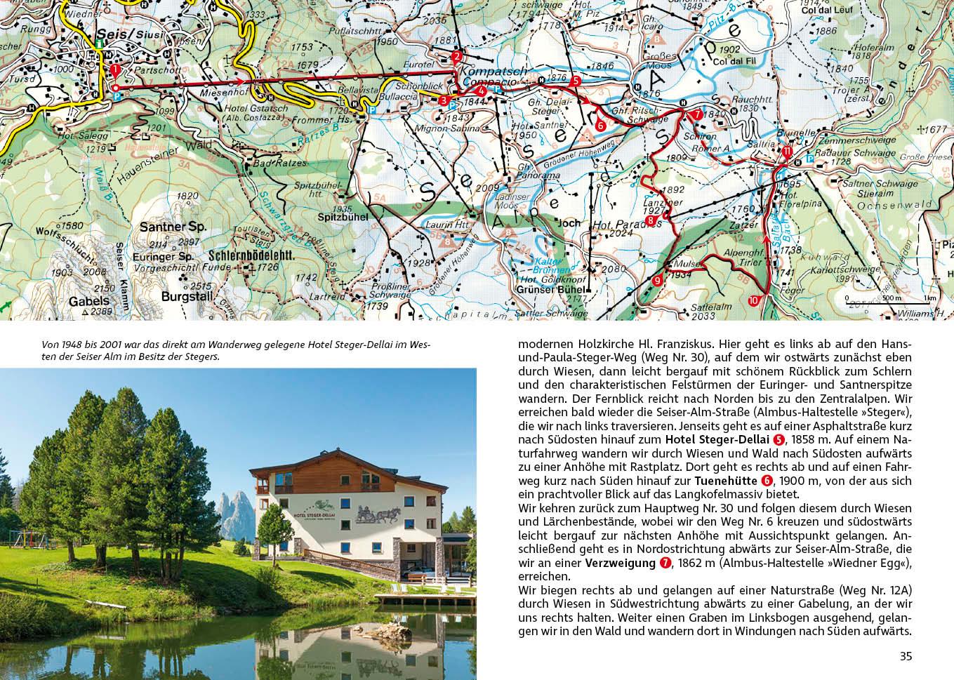 Beispielinhalt (Bild) Seiser Alm