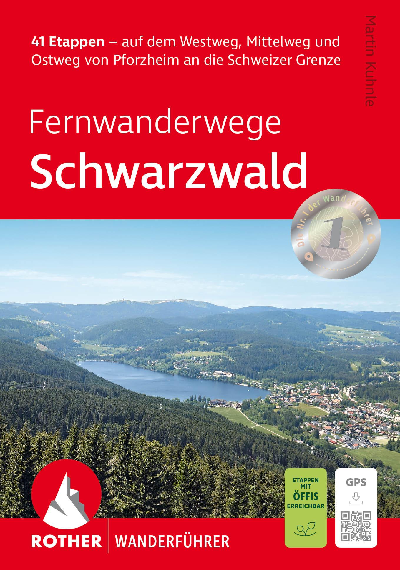 Vorderes Coverbild Fernwanderwege Schwarzwald
