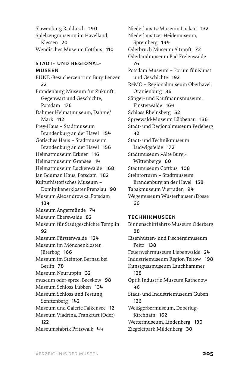 Beispielinhalt (Bild) Die schönsten Museen in Brandenburg