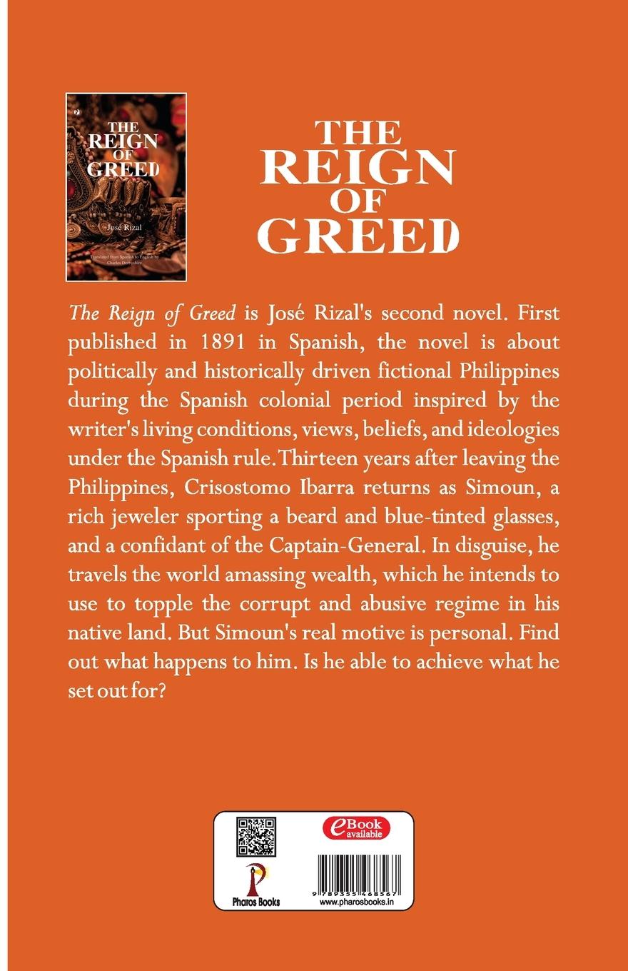 Rückseitencover THE REIGN OF GREED