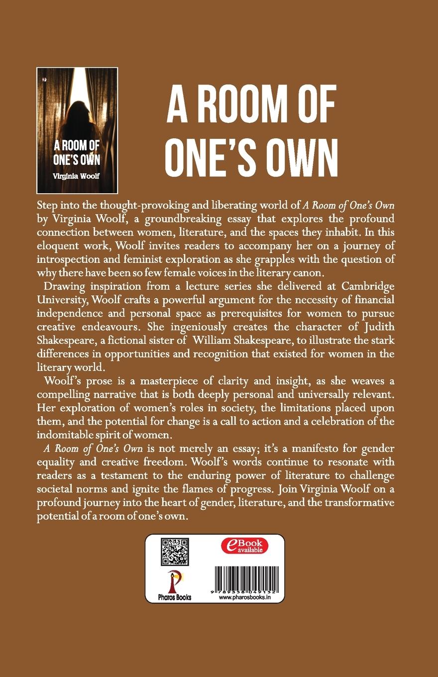 Rückseitencover A Room of One's Own