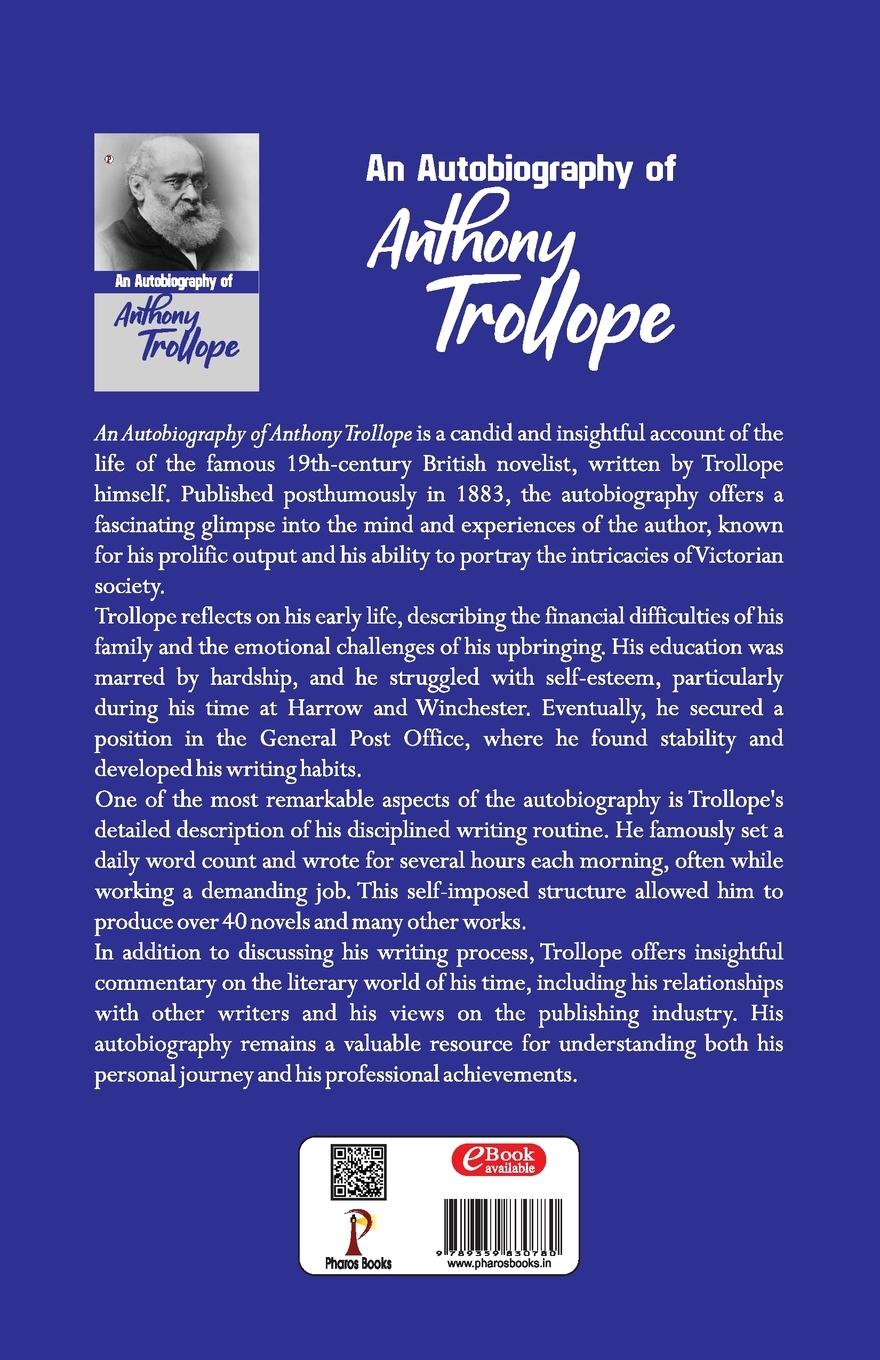 Rückseitencover An Autobiography of Anthony Trollope