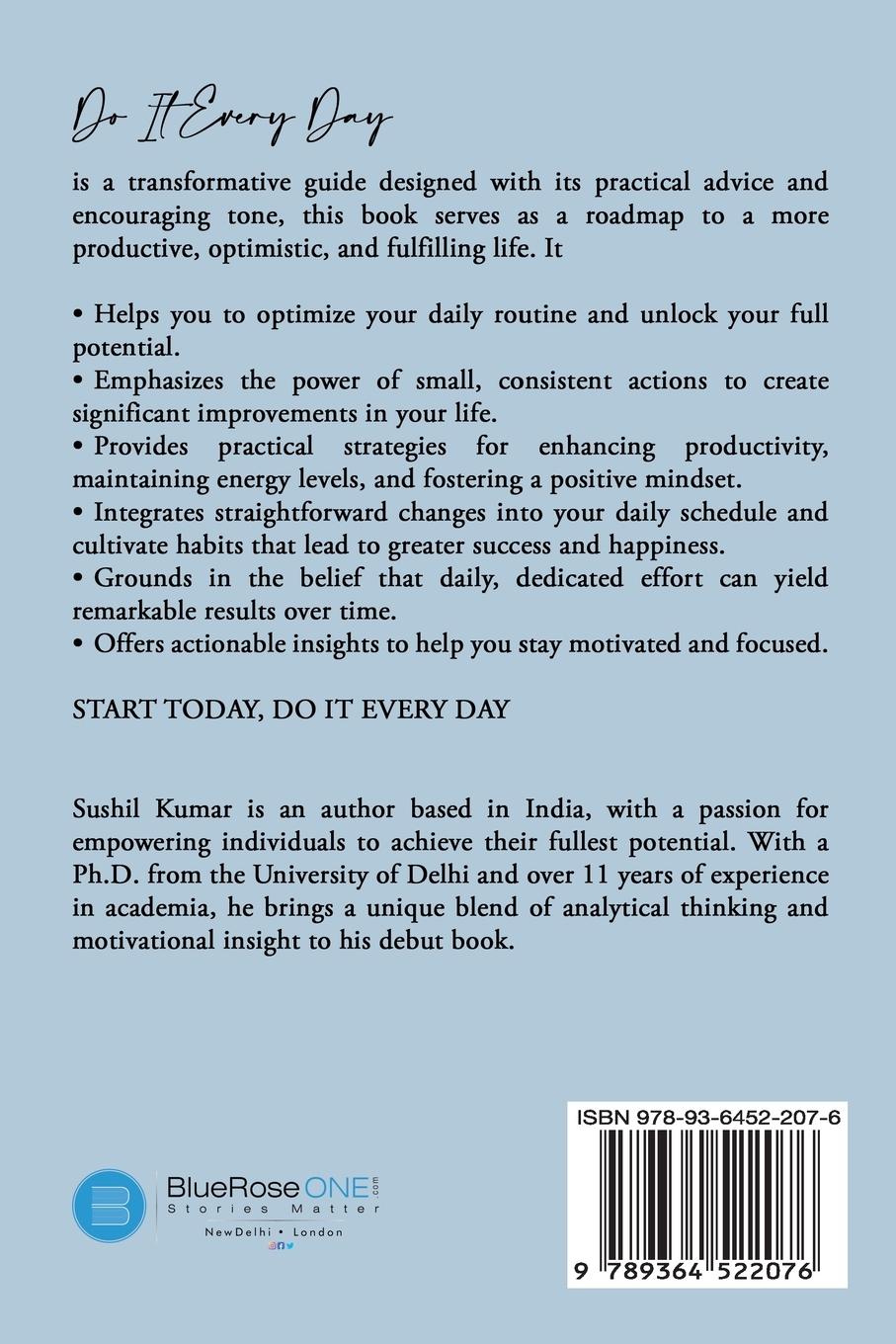 Rückseitencover Do it every day