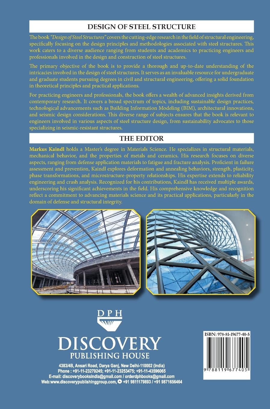 Rückseitencover Design of Steel Structure