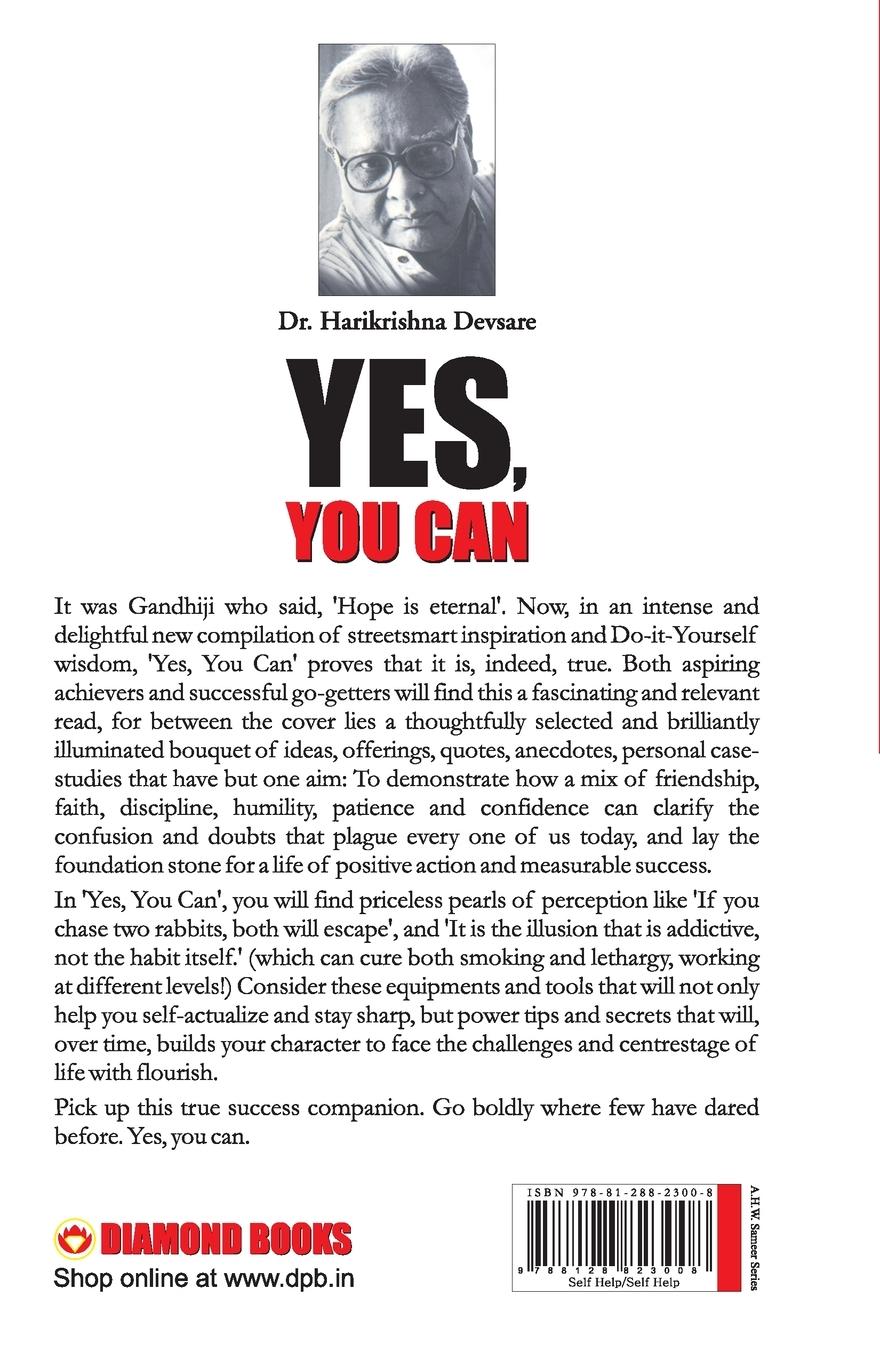 Rückseitencover Yes, You Can