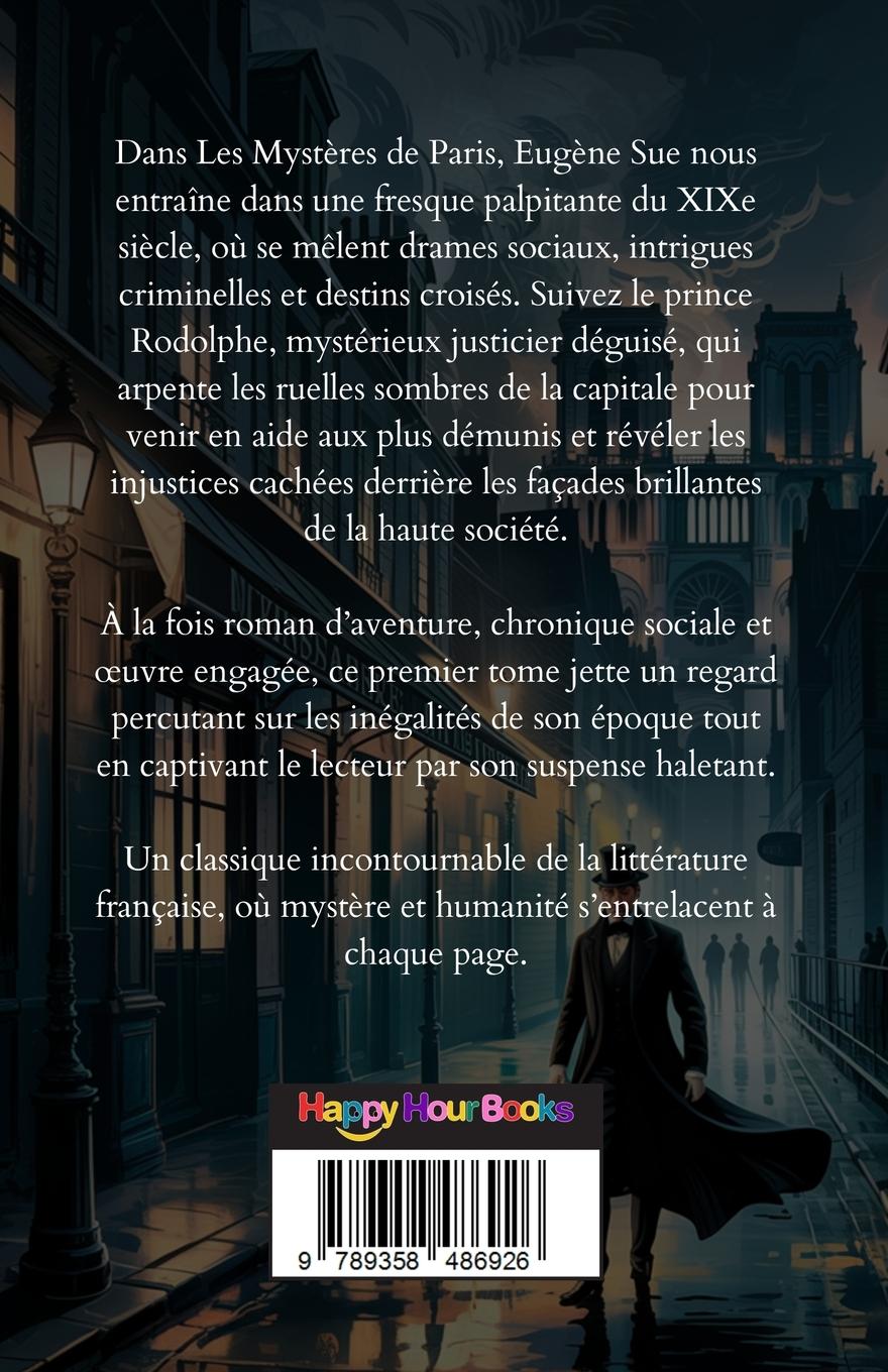 Rückseitencover Les Mystères de Paris, Tome I
