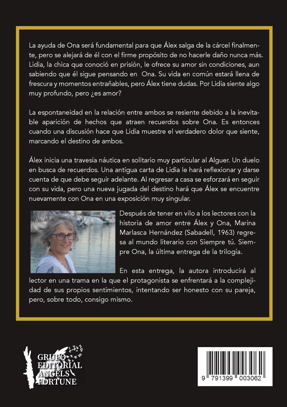 Rückseitencover Siempre tú. Siempre Ona