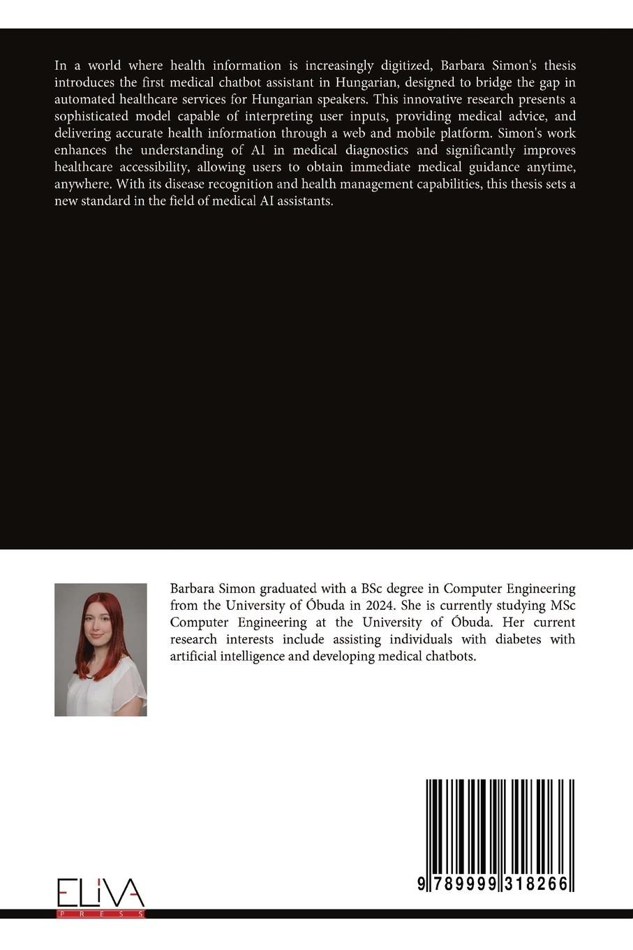 Rückseitencover Advancing Medical Assistance - Hungarian-Language Medical Chatbot with Artificial Intelligence