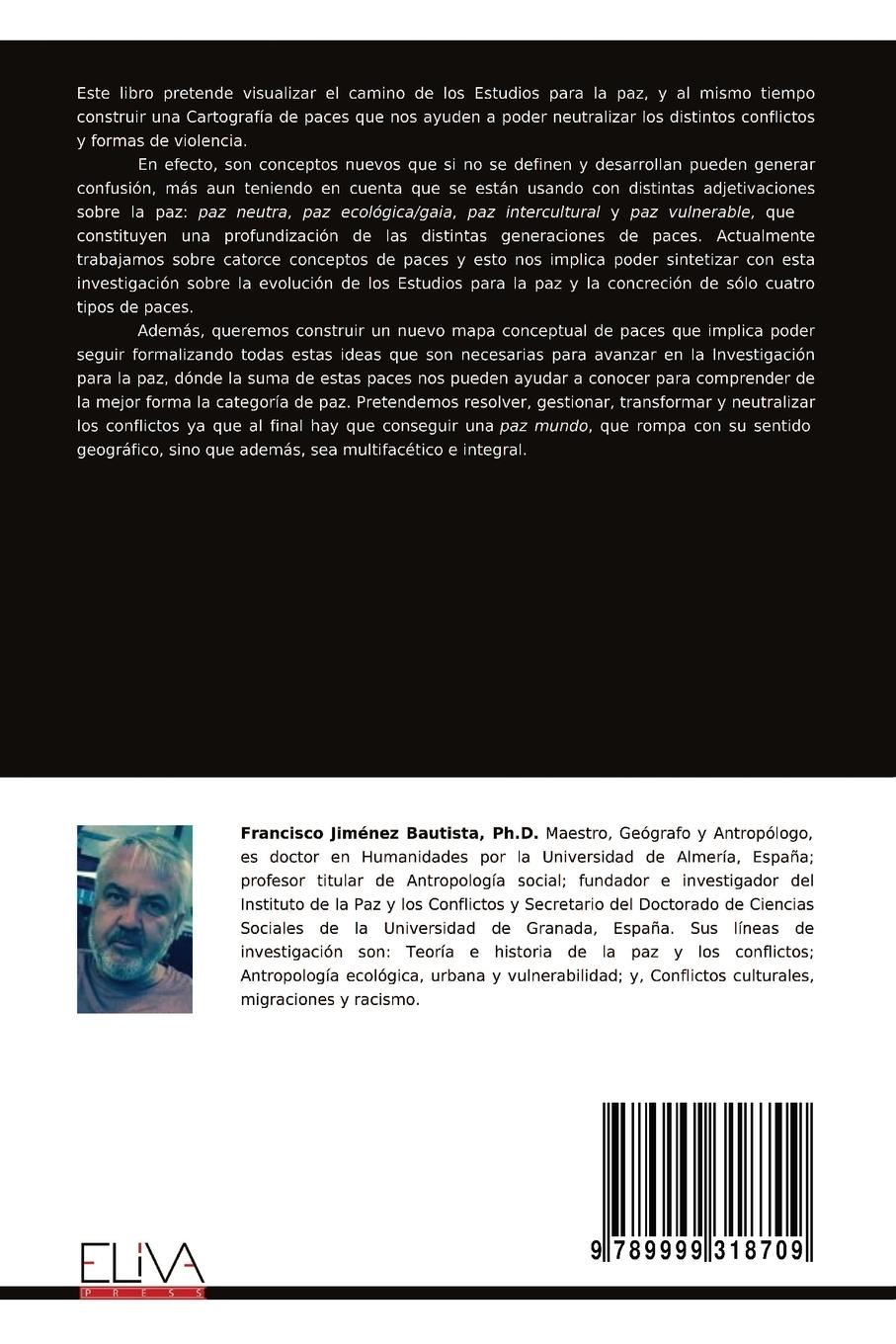 Rückseitencover Estudios para la paz