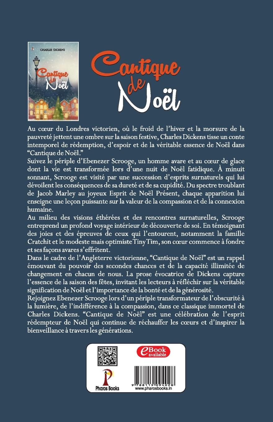 Rückseitencover Cantique de Noël