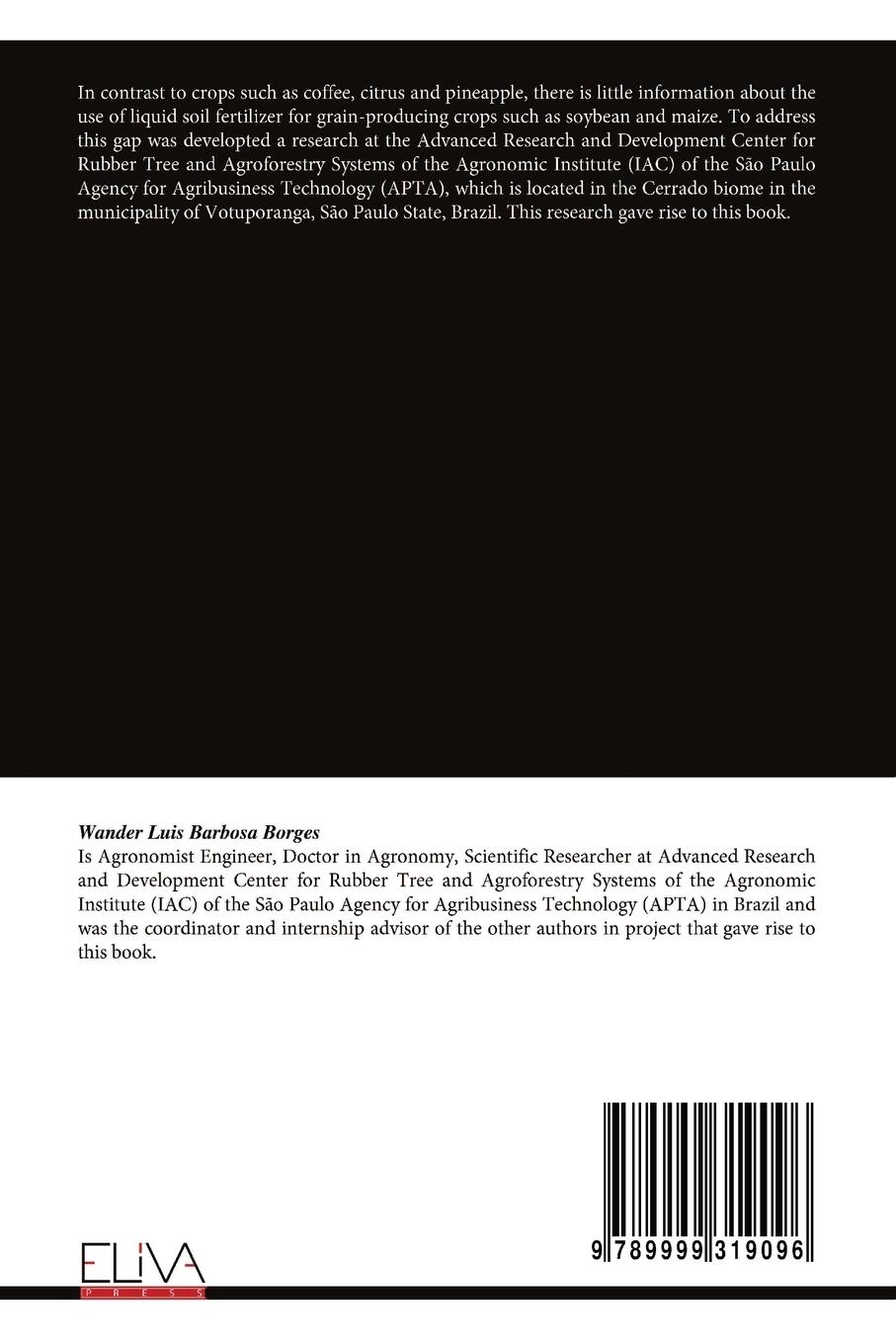 Rückseitencover Liquid soil fertilization in agropastoral systems