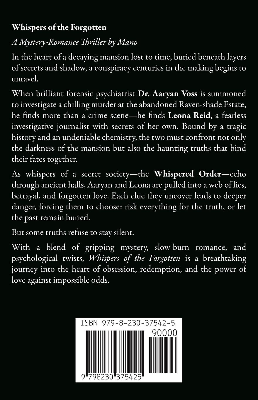 Rückseitencover Whispers of the Forgotten