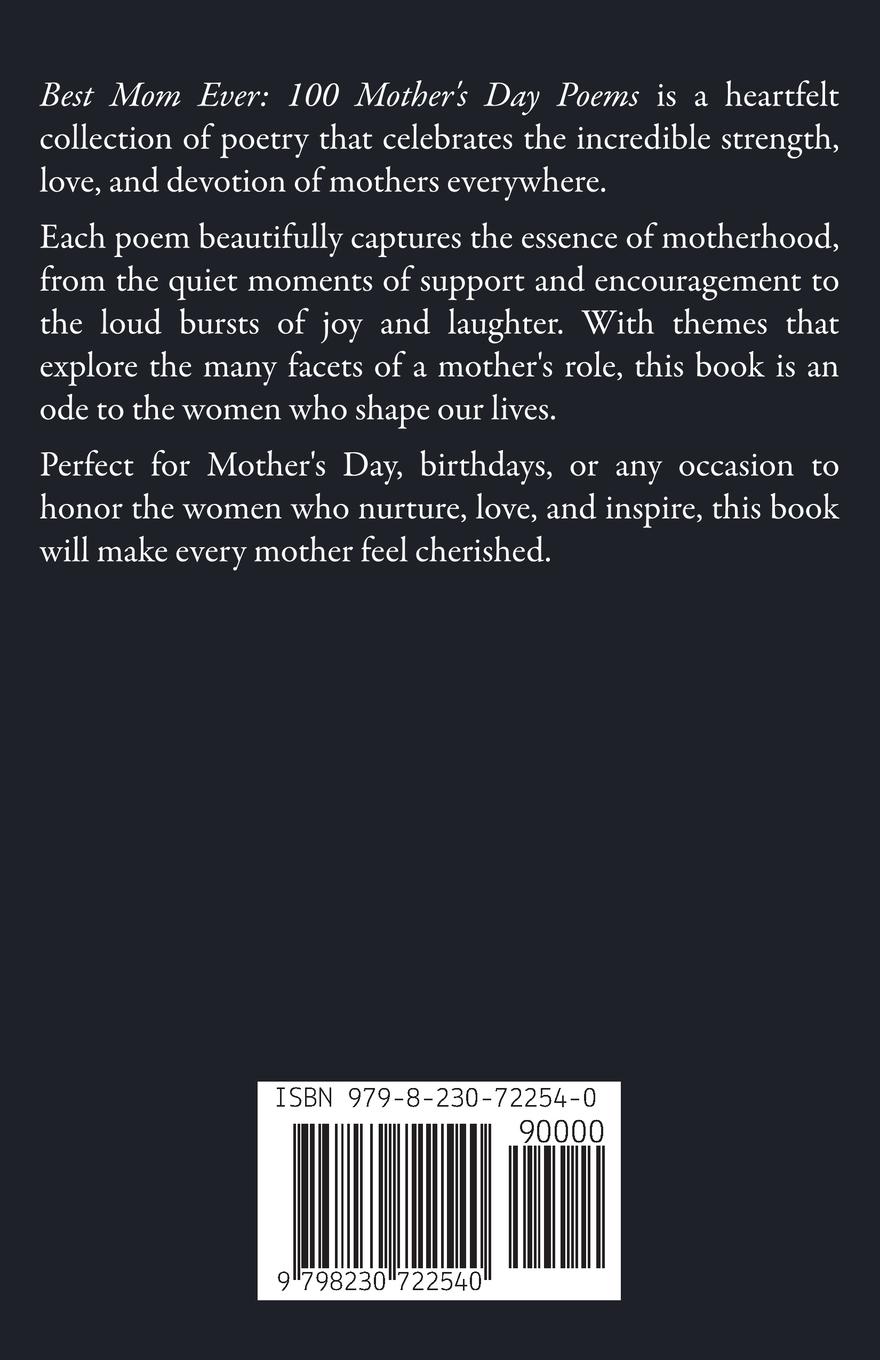 Rückseitencover Best Mom Ever