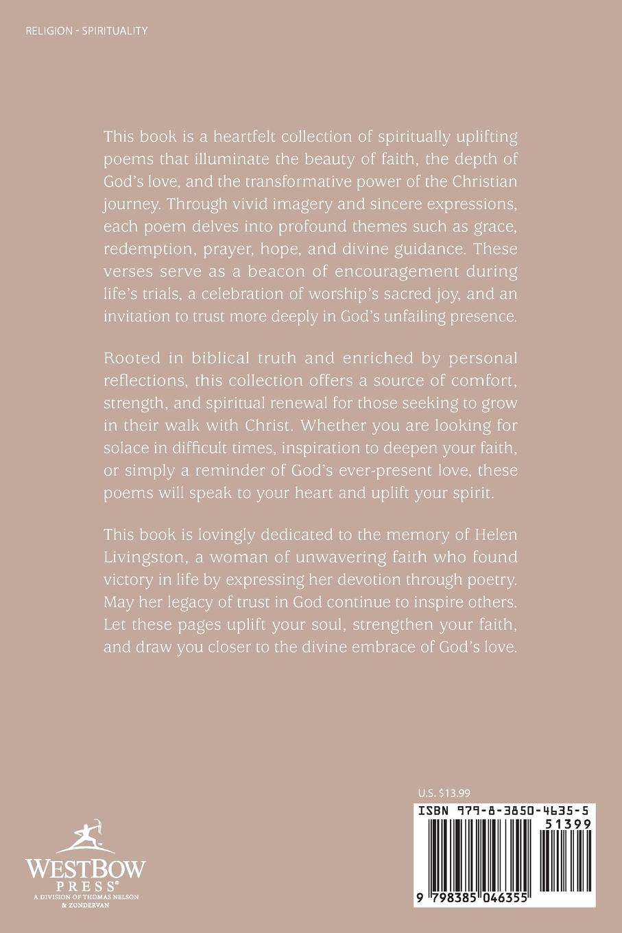 Rückseitencover A Collection of Inspirational Poems From the Heart