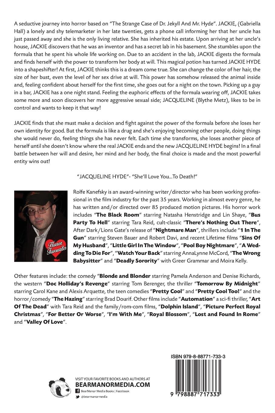 Rückseitencover Jacqueline Hyde - The Script