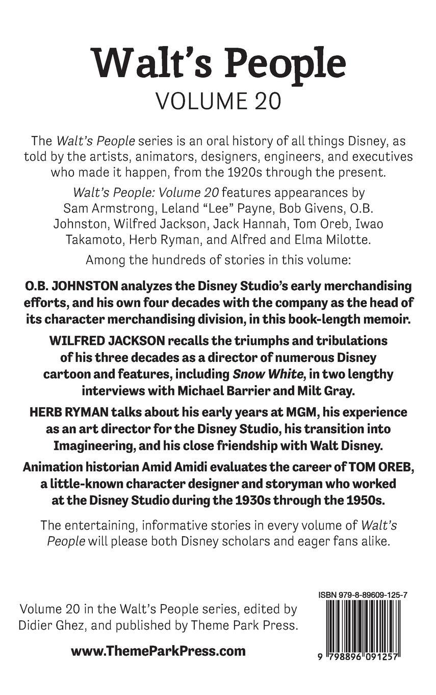 Rückseitencover Walt's People