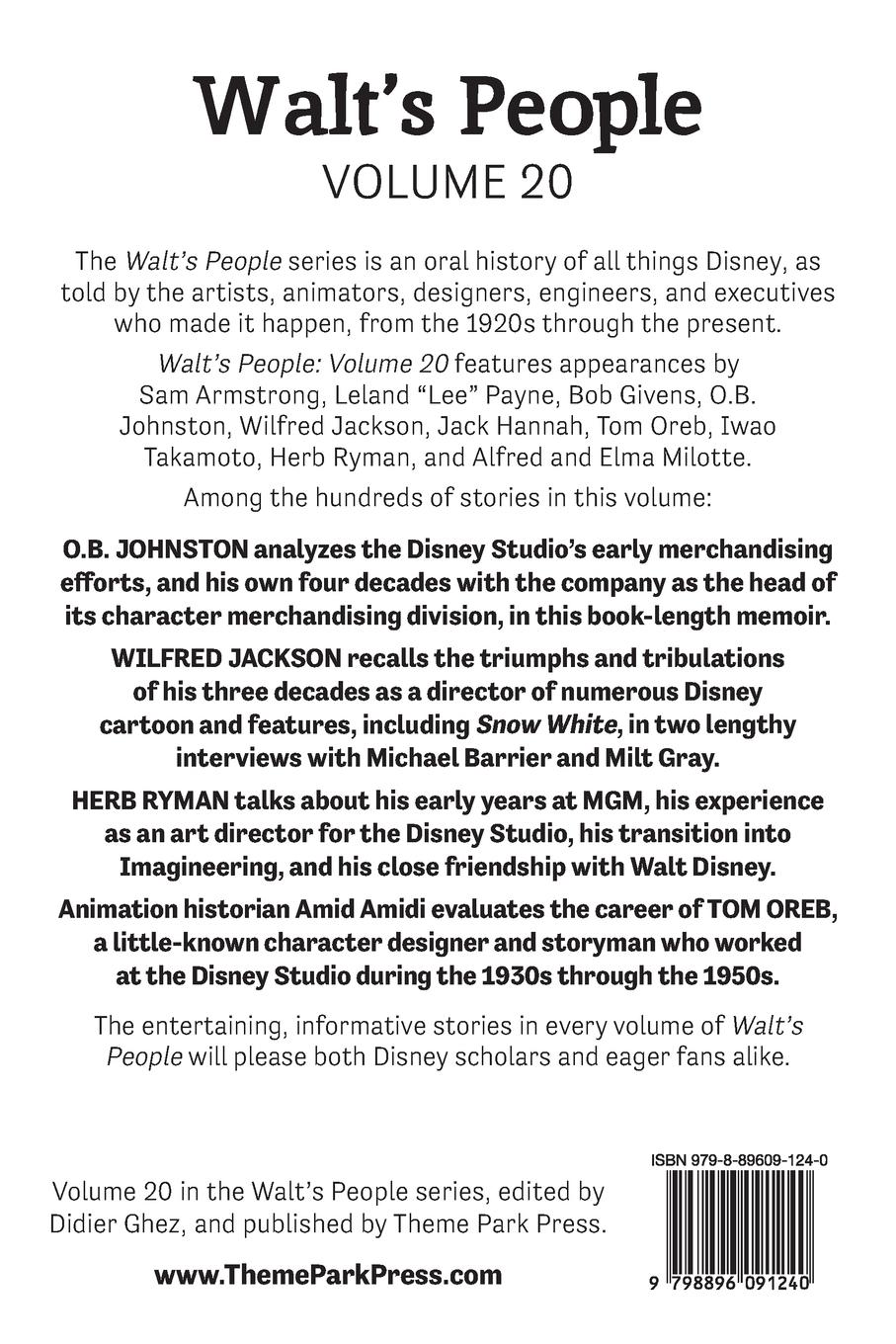 Rückseitencover Walt's People