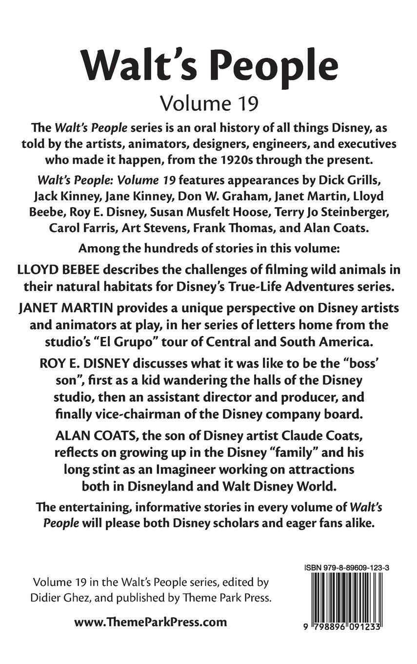 Rückseitencover Walt's People