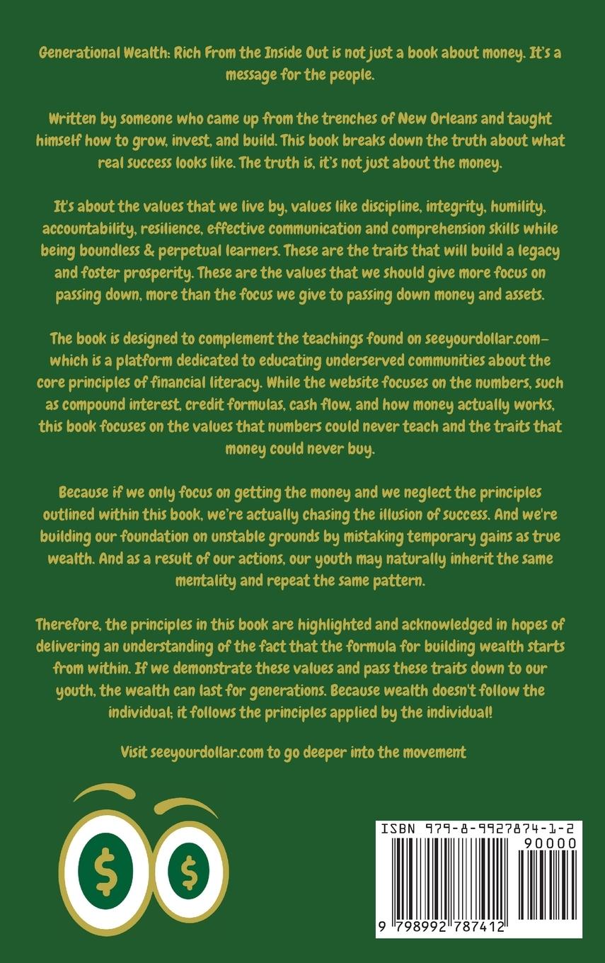 Rückseitencover Generational Wealth