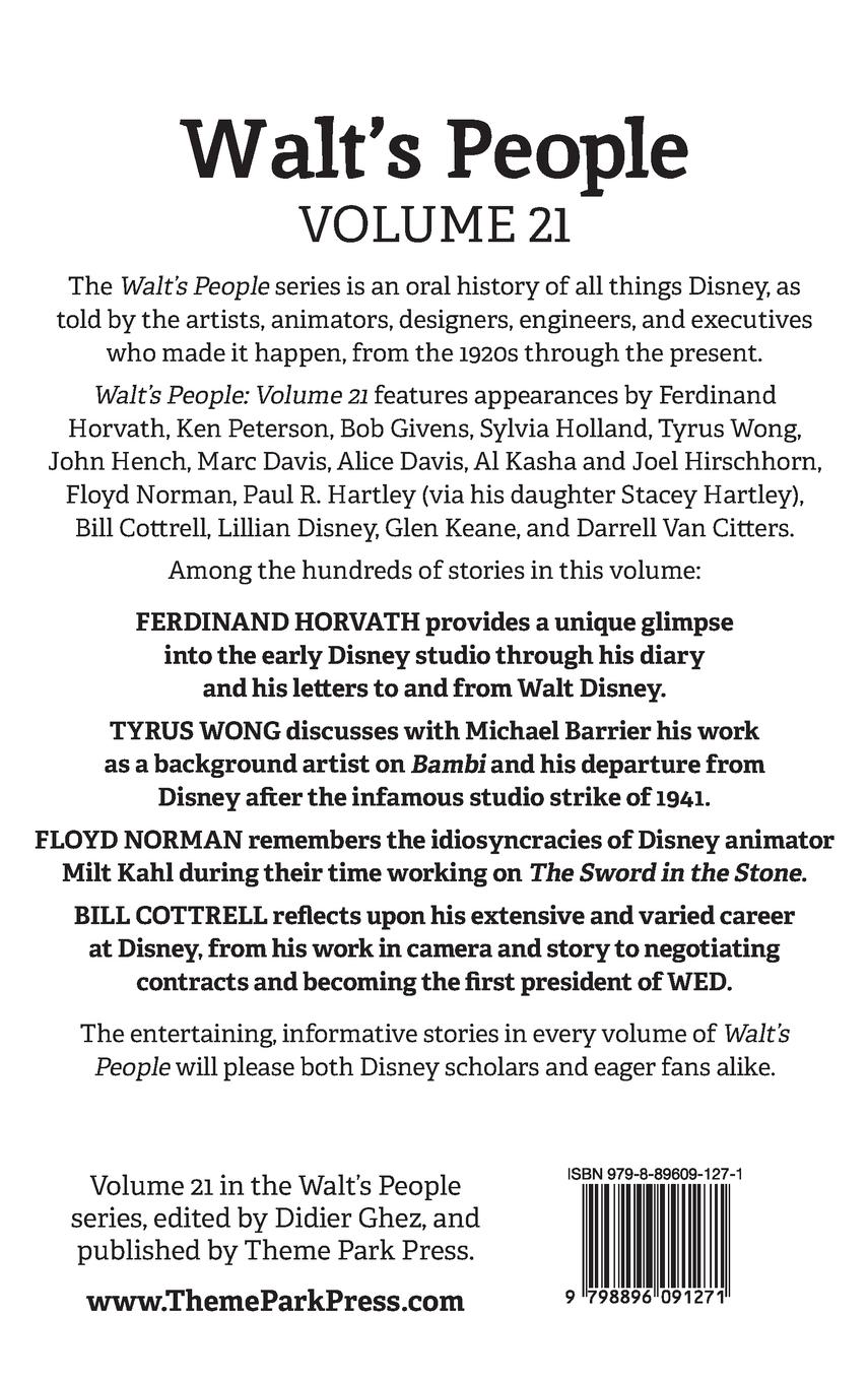 Rückseitencover Walt's People