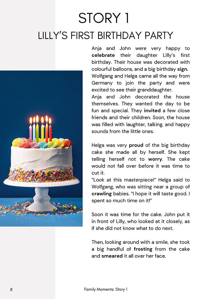 Beispielinhalt (Bild) Family Moments in England - AUTUMN YEARS - Englisch für Junggebliebene