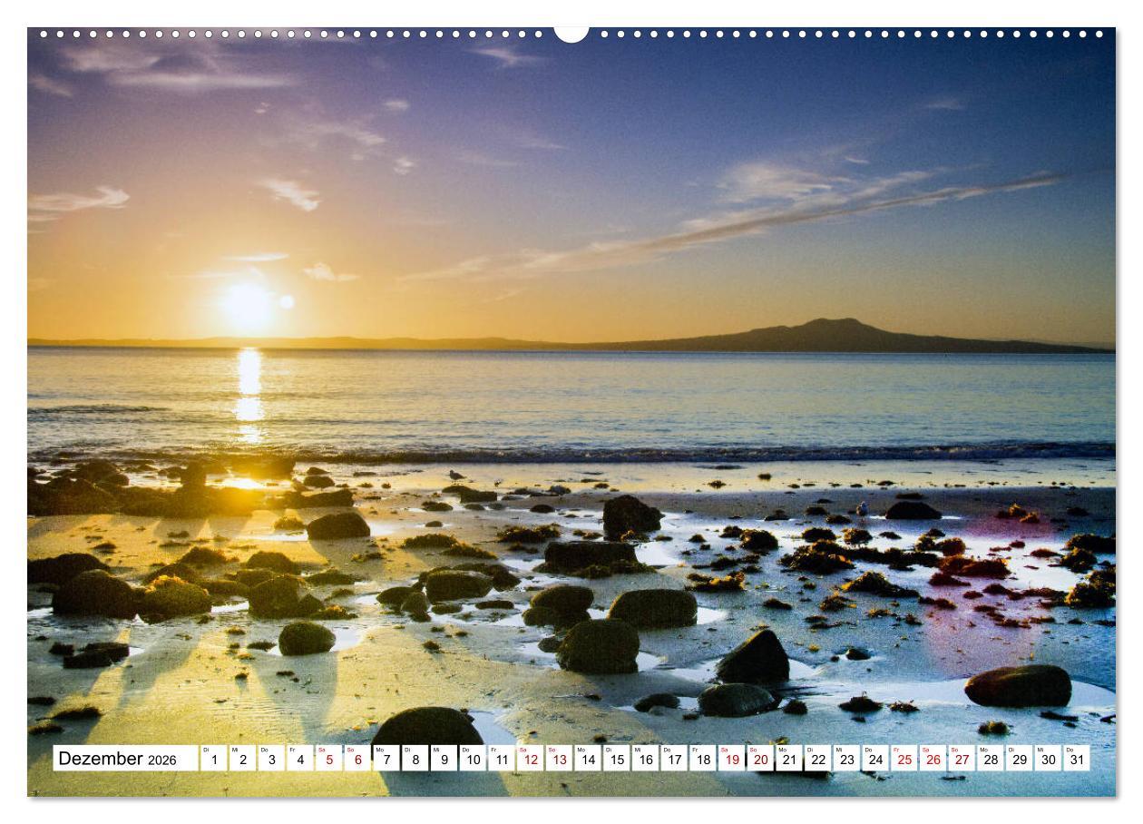 Beispielinhalt (Bild) Neuseeland - Die schönsten Orte am anderen Ende der Welt (Wandkalender 2026 DIN A2 quer), CALVENDO Monatskalender