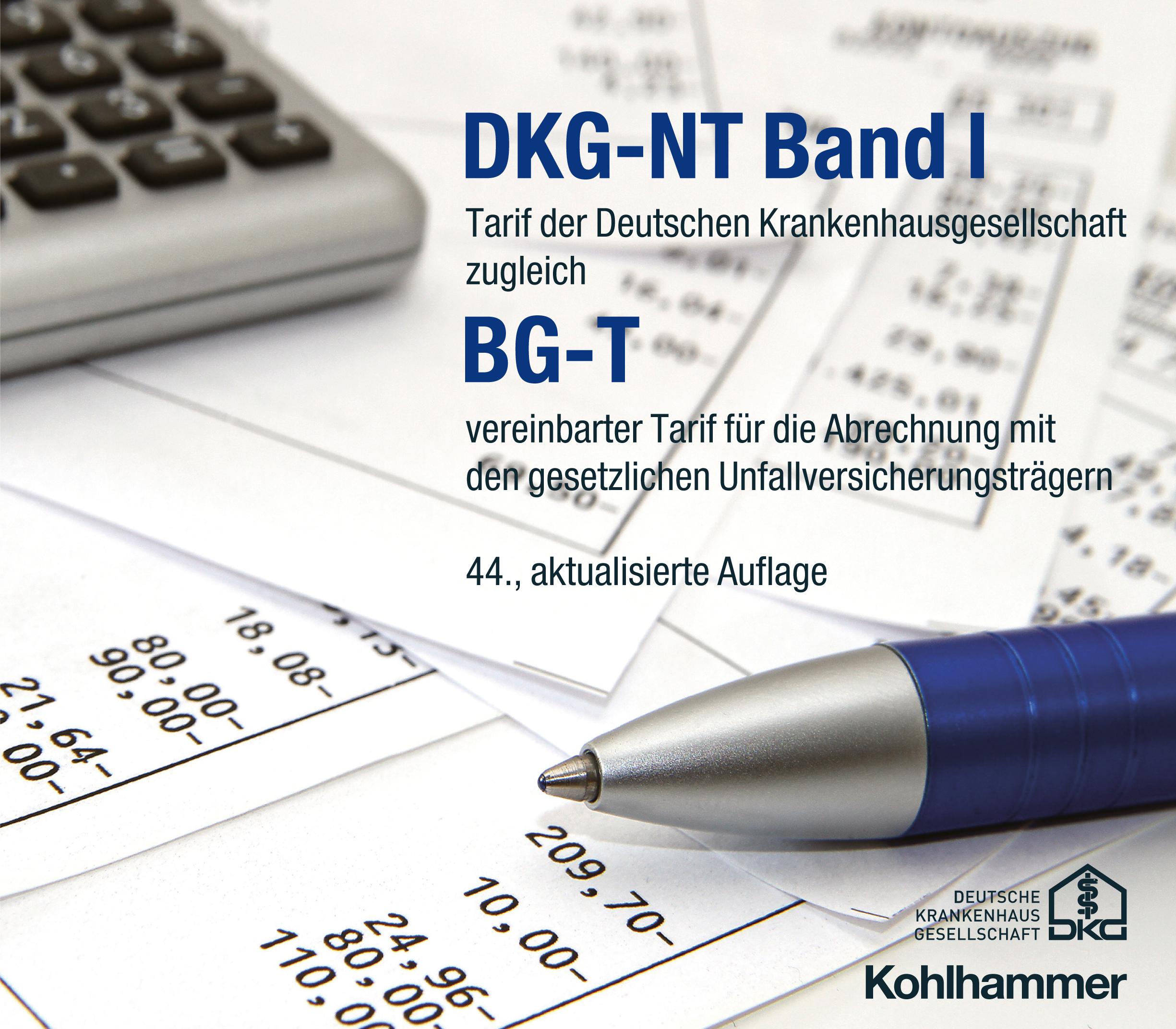 Vorderes Coverbild DKG-NT Band I / BG-T